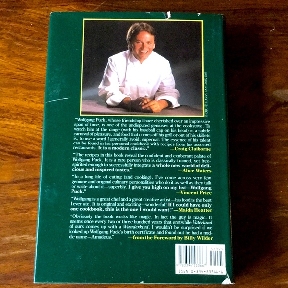 SIGNED The Wolfgang Puck 1986 Vintage Cook Book Cookbook - Picture 3 of 14